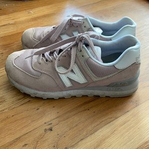 New balance classic 574 pink /grey sz 7.5